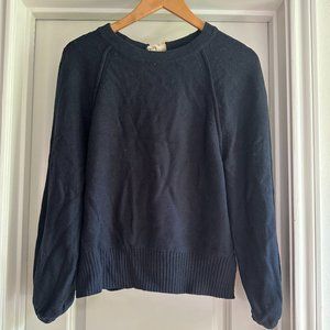 Anthropologie Navy Sweater